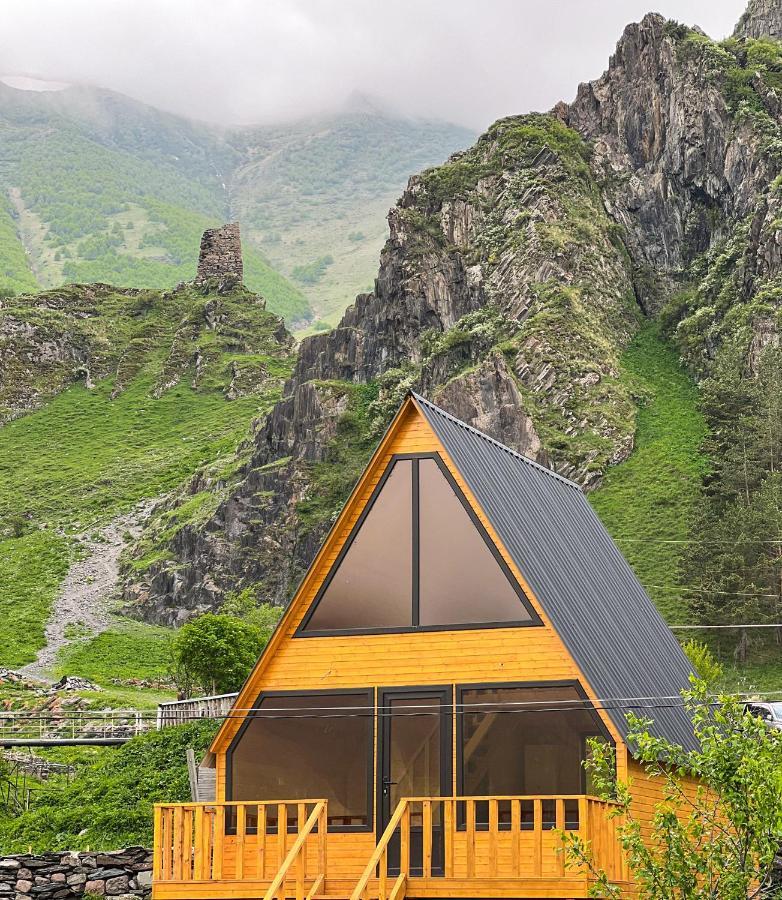 Pine Chalet Kazbegi Bagian luar foto