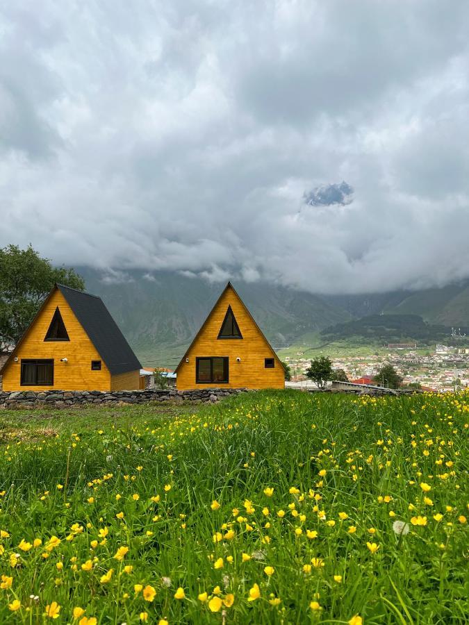 Pine Chalet Kazbegi Bagian luar foto